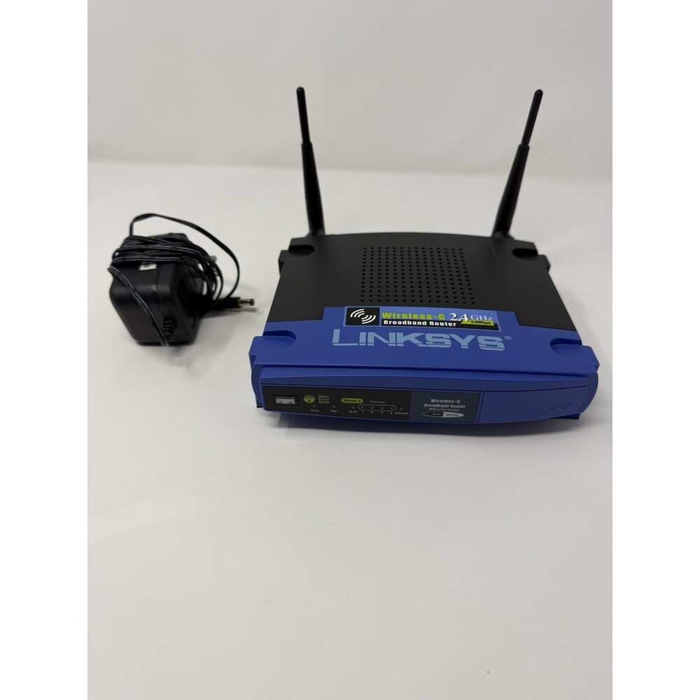 Linksys WRT54G v5 Wireless-G Bundle  Router 2.4GHz 54Mbps w/ Power Adapter